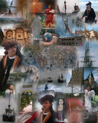 Christopher Columbus collage