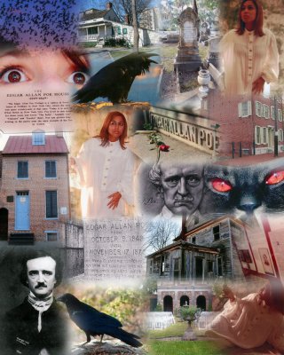 Edgar Alan Poe collage