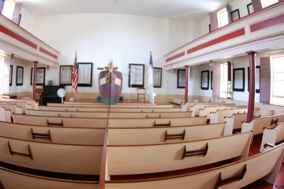 Inside Seamen's Bethel