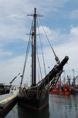 Historic Clipper Ship in New Bedford, MA