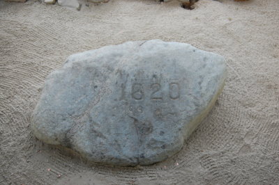 The Plimoth Rock Where They Set Foot