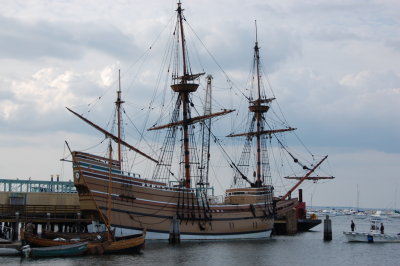 Mayflower in Plymouth, Mass