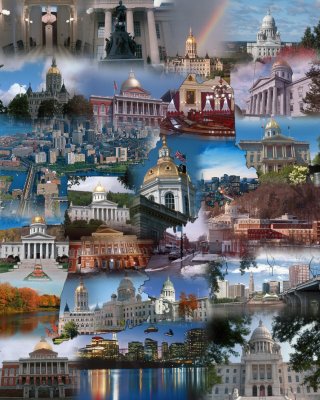 New England Capitols collage