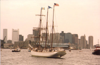 Tall Ship in Boston Harbor