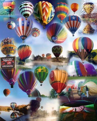 Up Up and Away AKA Balloon collage