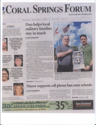 Coral Springs Forum cover story