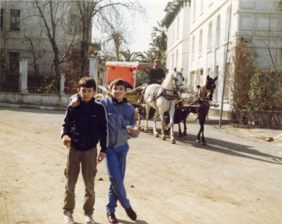 Buyuk ada, Istanbul, 1987, brother and me