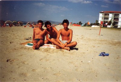 From left to right Arda, me and my brother, taken in kusadasi, turkiye, 1989
