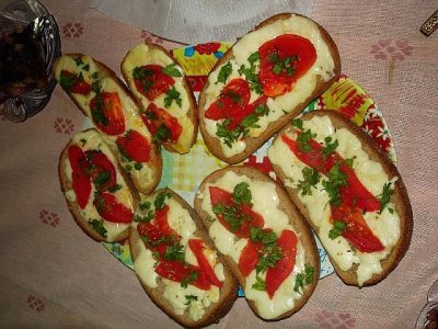 Istanbul at Home With Cheese Chedar in oven toast ready to eat.jpg