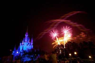 Castle and Fireworks