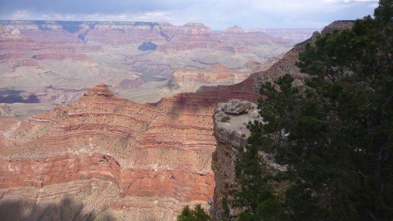 Striations formed in the sedimentary rock during the Grand Canyons 200 million to nearly 2 billion year history.