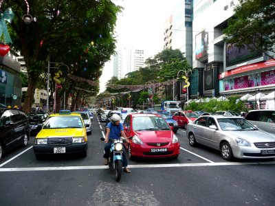 Since it is the epicenter of Singapore's shopping and entertainment industries, Orchard Road never sleeps.