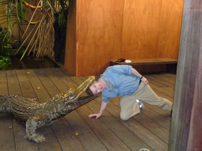 This was a fake crocodile at the San Diego Zoo, otherwise, I never would have made this photo album!