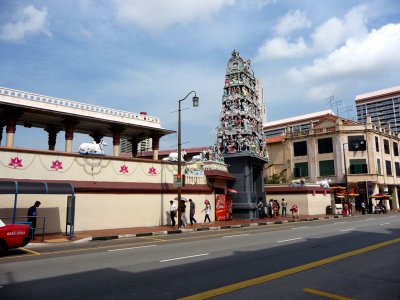 The Sri Mariamman Temple is Singapore's oldest and most opulent Hindu temple. It was founded in 1827.