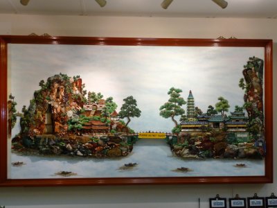 This elaborate jade piece was for sale in the jade shop. I passed on this item.