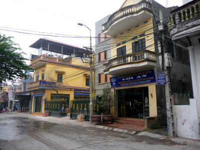 These are more ceramic shops on the main street of Bat Trang.