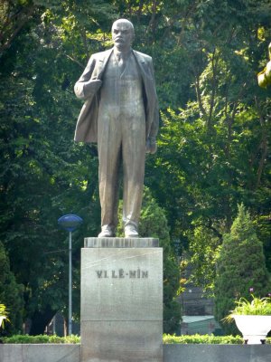 This statue of Lenin is across from the Vietnam National Military Museum.  They now call themselves a socialist country.