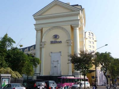 It's appropriate that I show you the real Hanoi Hilton (Opera) Hotel that is next to the Hanoi Opera House.