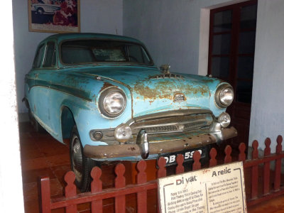 In 1963, a monk from Thien Mu Pagoda drove this Austin to Saigon and burned himself to death as resistance to the Diem regime.
