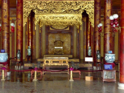 Dien Thai Hoa is important because it houses the golden throne, considered a holy relic and the seat of the monarchy.