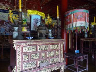 Another alter dedicated to one of Vietnam's emperors.