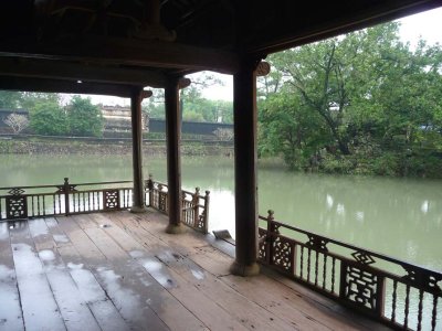 Next, I went to the Xung Khiem Pavilion which is one of the most beautiful spots of Tu Duc's tomb.