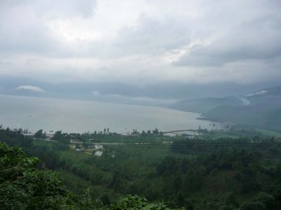 As we got closer to Danang, we saw this lush valley below on the South China Sea.
