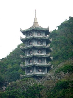 After leaving Danang, we passed by this interesting Vietnamese pagoda.