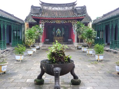 View of the Ngu Bang Hoi Quan (All Chinese) Assembly Hall. It was open to any Chinese trader or seaman, despite their ethnicity.