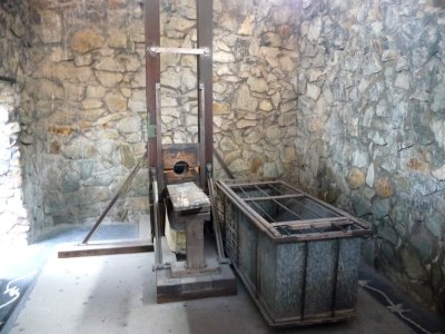 The French guillotine was used by the Saigon regime to decapitate political prisoners. It was last used in 1960.