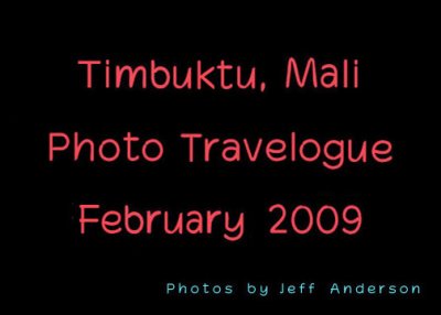 Timbuktu Mali cover page.