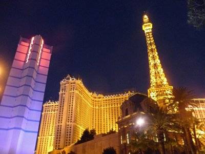 There is also a replica of the Eiffel Tower at the Paris Casino Resort.