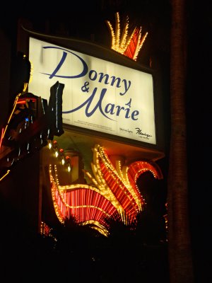 Donnie and Marie were the main attraction at the Flamingo Hotel & Casino when I was in Las Vegas.