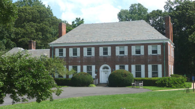 View of the Old Orchard Museum at Sagamore Hill, dedicated to Teddy Roosevelt.