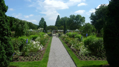 Interior of the magnificent walled in garden.
