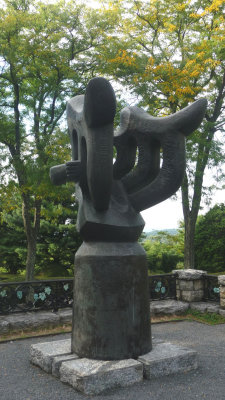 Also in the West Garden is this modern sculpture called Song of the Vowels (1931-32) by Lithuanian artist, Jacques Lipchitz.