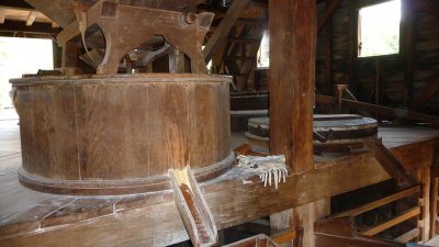 The mill required constant maintenance in the 18th century, just as it does now.