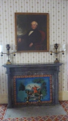 Portrait of Van Buren in the Formal Parlor. He got the nickname, Little Magician, for his silver tongue with politics.