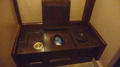 Smith's most novel modernization was an indoor flush toilette, the first one ever north of New York City!