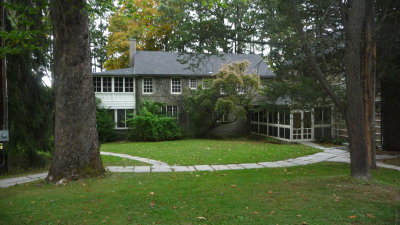 When Franklin died, Eleanor moved permanently into the cottage, so that she could finally have a home of her own.