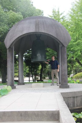 Me ringing the Bell of Peace.