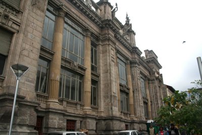 Faade of the Central Bank of Ecuador, which is now a museum where they keep the currency.