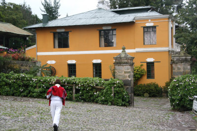 Farmhouse at the hacienda where we had a delicious breakfast.