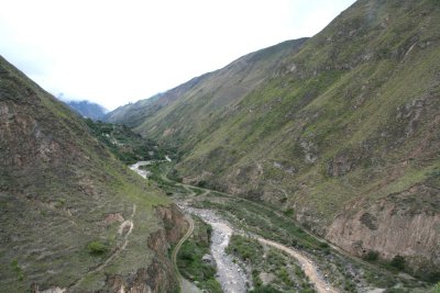 View of a mountain ravine as we approached Devil's Nose.
