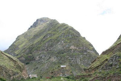 Another view of Devil's Nose.  In the 19th century, 3,000 workers died constructing the switchbacks and train line there.