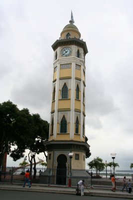 The Moorish Clock Tower was inaugurated in 1842 following the worst yellow fever outbreak ever in Guayaquil.