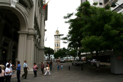 Another view of the Moorish Clock Tower from Administration Square.