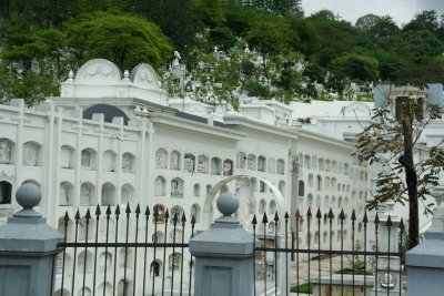 Another cemetery view.  The graves are above ground because Guayaquil was built on a mangrove.