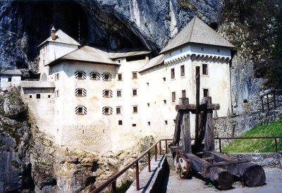 Predjamski Castle is probably the world's only castle with an integrated cave system within it.