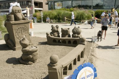 Presentation of Sand Sculptures
